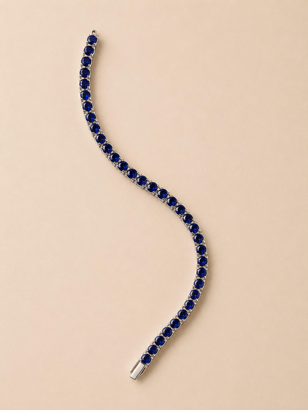 Pulsera tennis azul