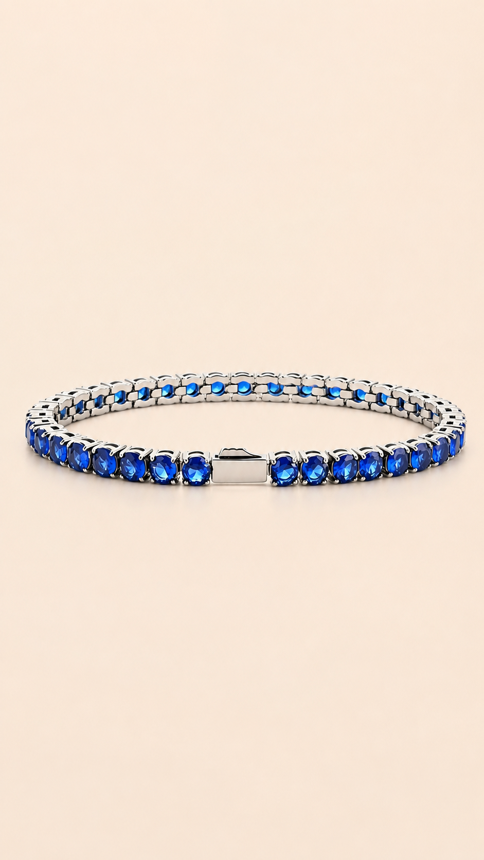 Pulsera tennis azul