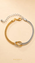 Pulsera nudo desigual