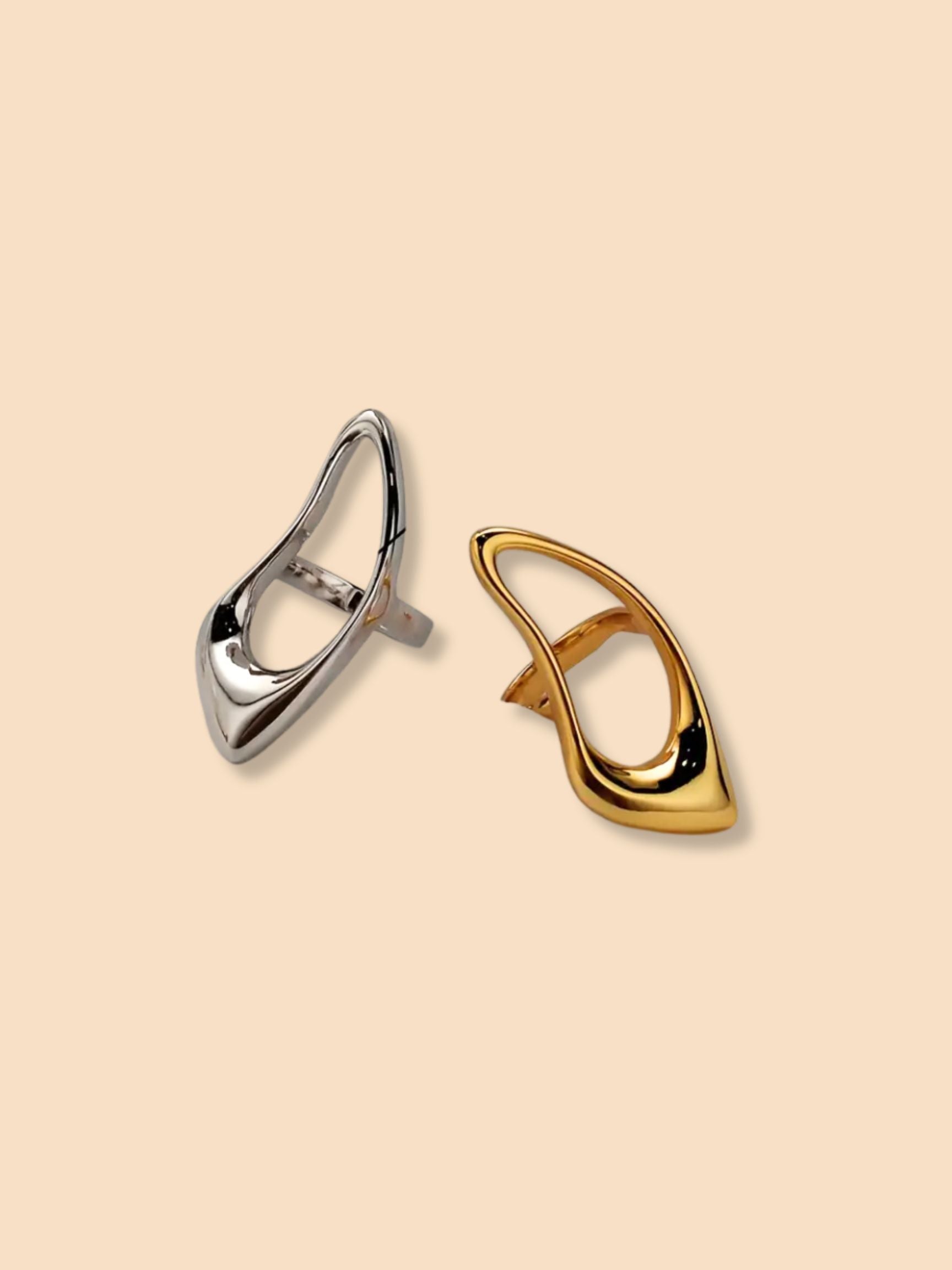 Ovalo abstracto ring