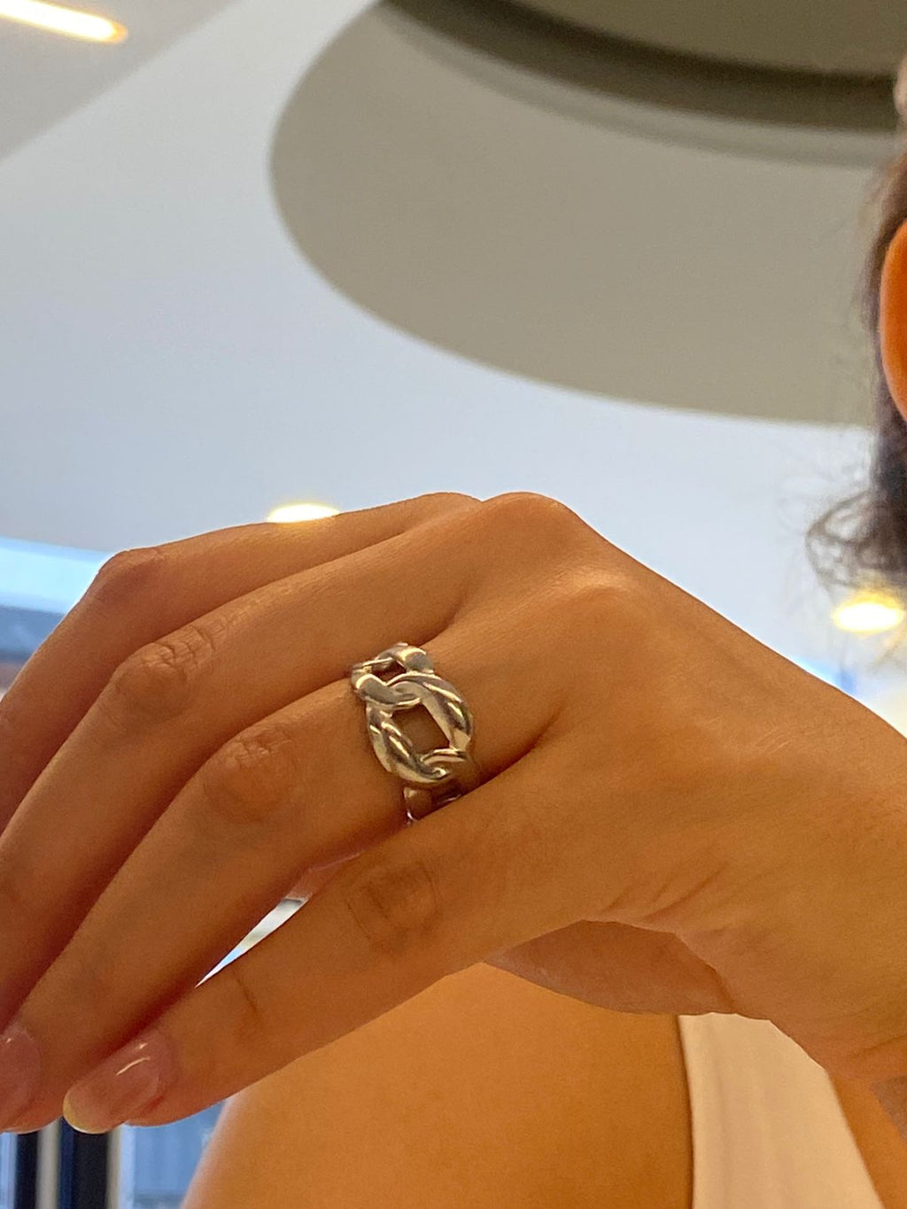 Eslabon Chunky Ring