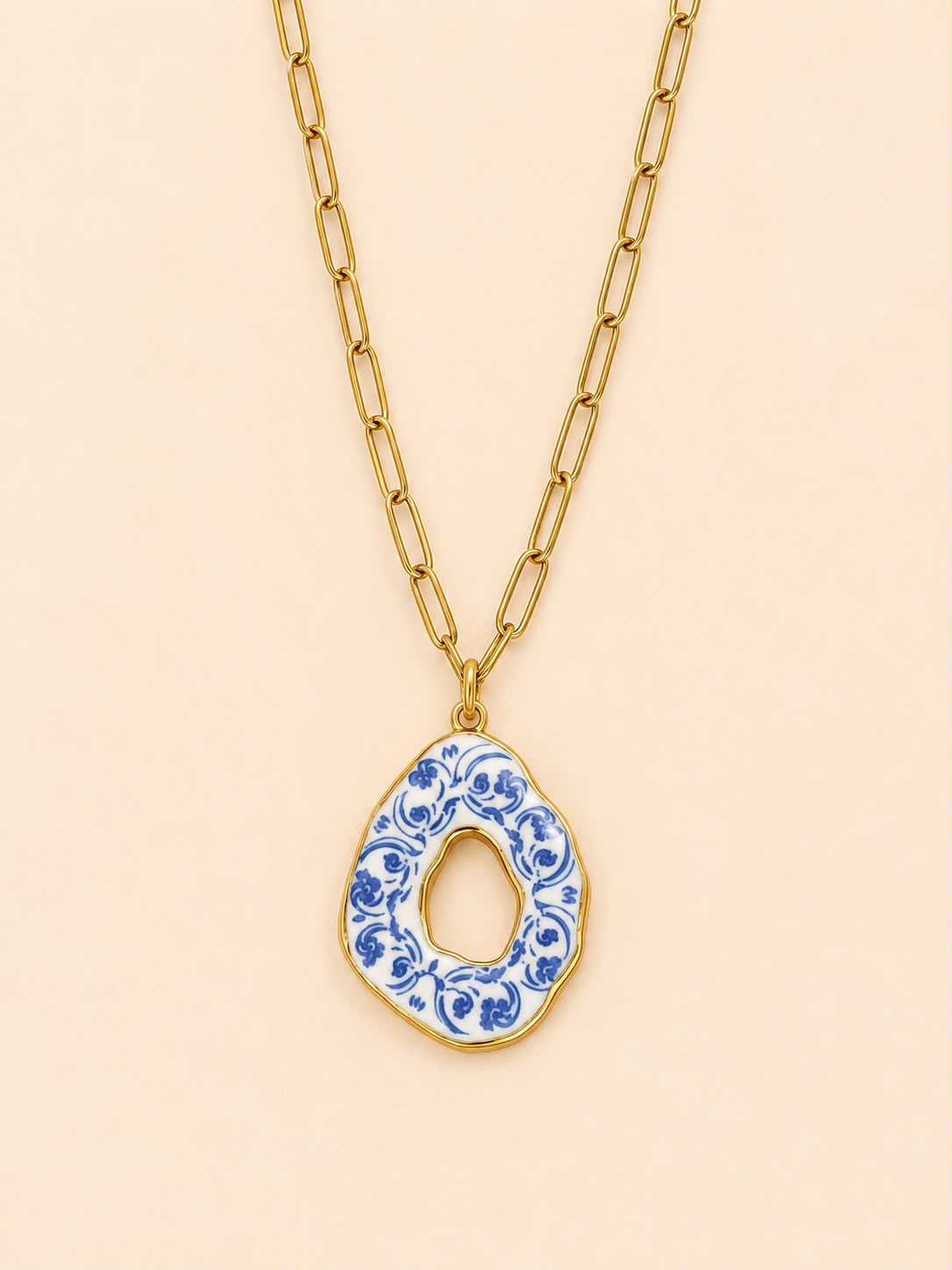 Blue Mosaic Necklace