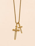 Dos espadas necklace